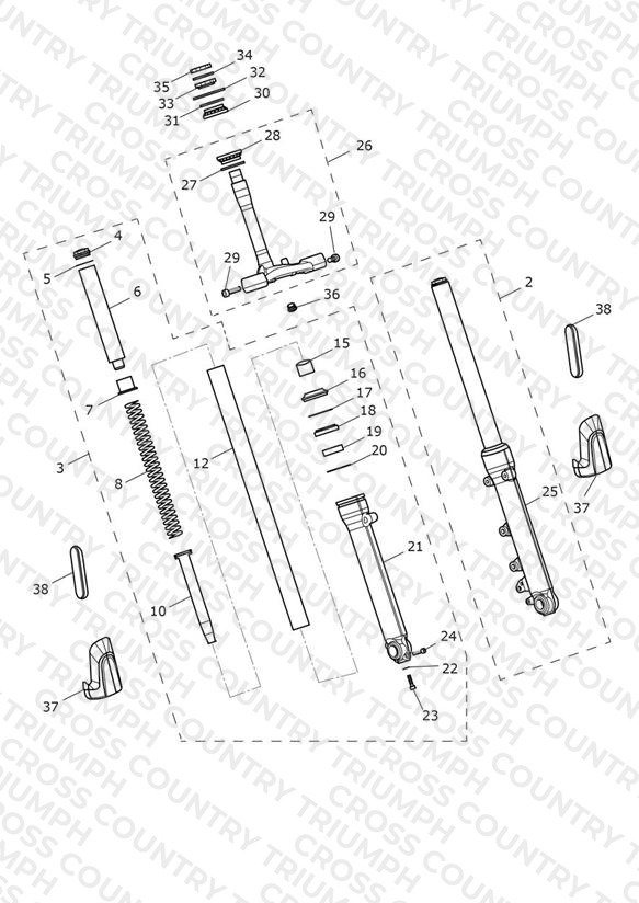 Front Forks & Lower Yoke