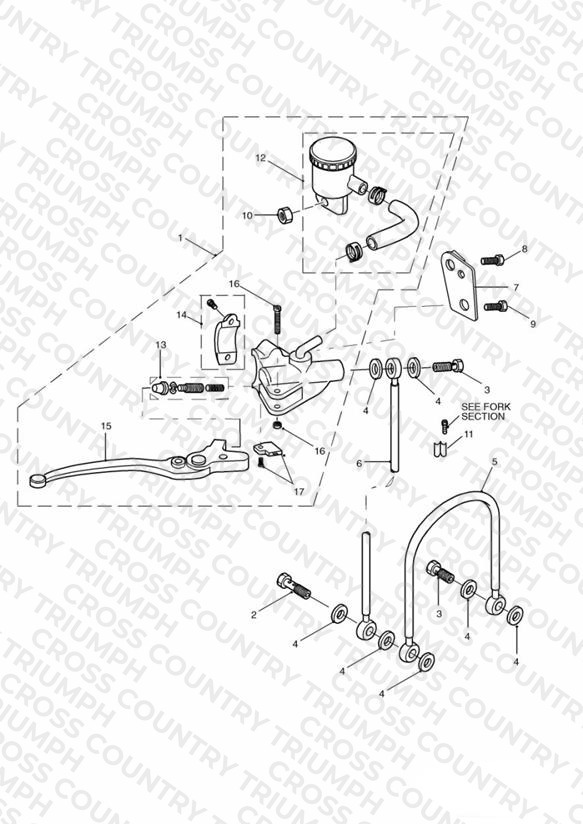 Front Brake Master Cylinder