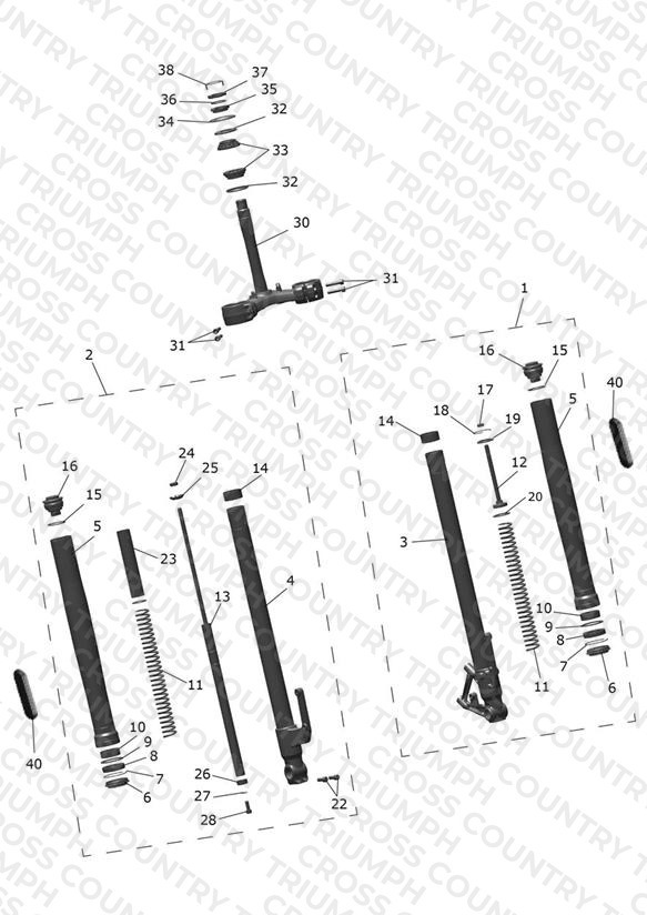 Front Forks & Lower Yokes