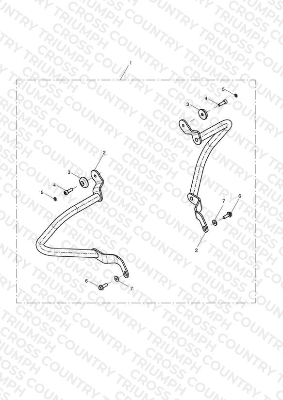 Dresser Bar Kit, Rear