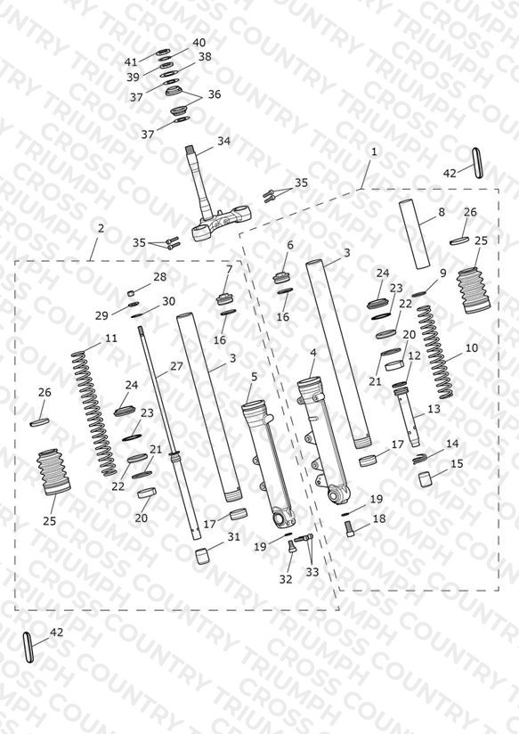Front Forks & Lower Yoke