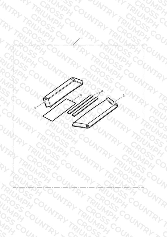 Rear Bodywork Finisher Kit, Coloured