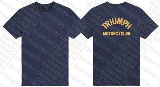ditchling tee blue
