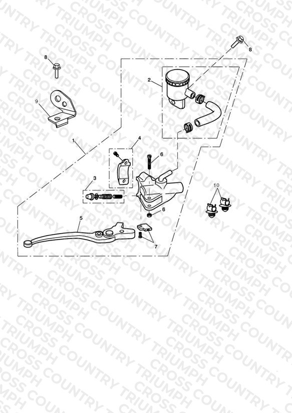 Front Brake Master Cylinder & Hoses