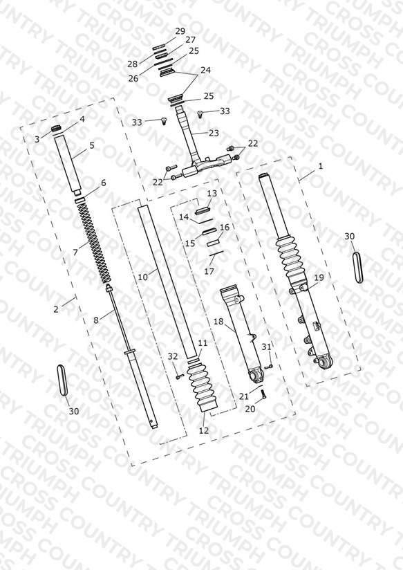 Front Forks & Lower Yoke