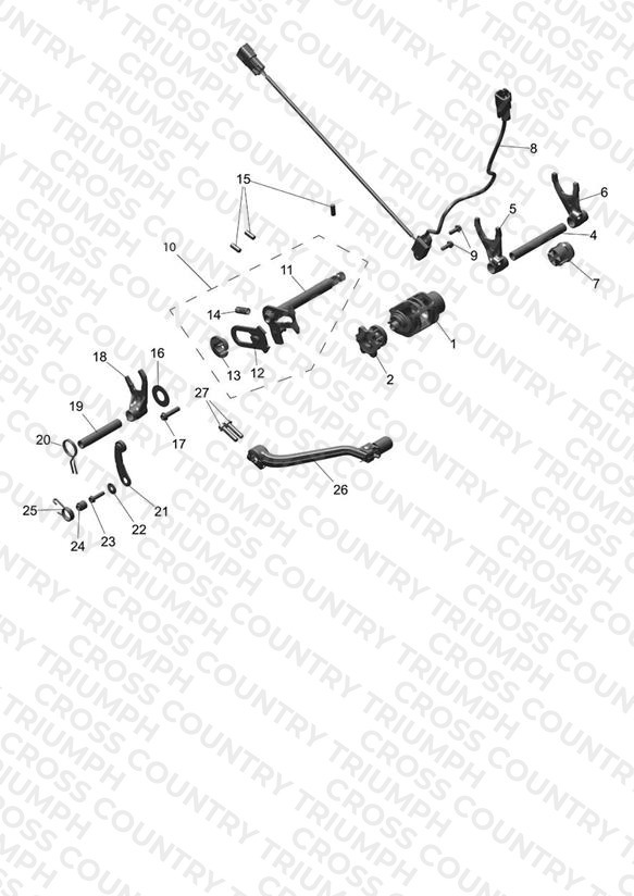 Gear Selectors & Pedal