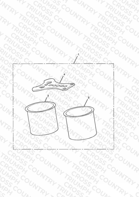 Instrument Cover Kit, Chrome