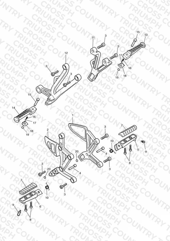 Footrests & Mountings
