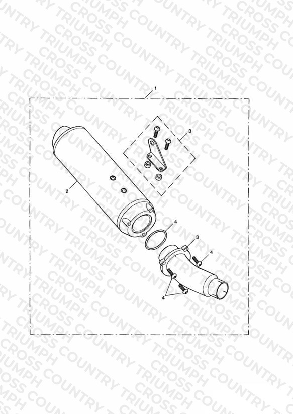 Silencer Kit, CF, Type 1B