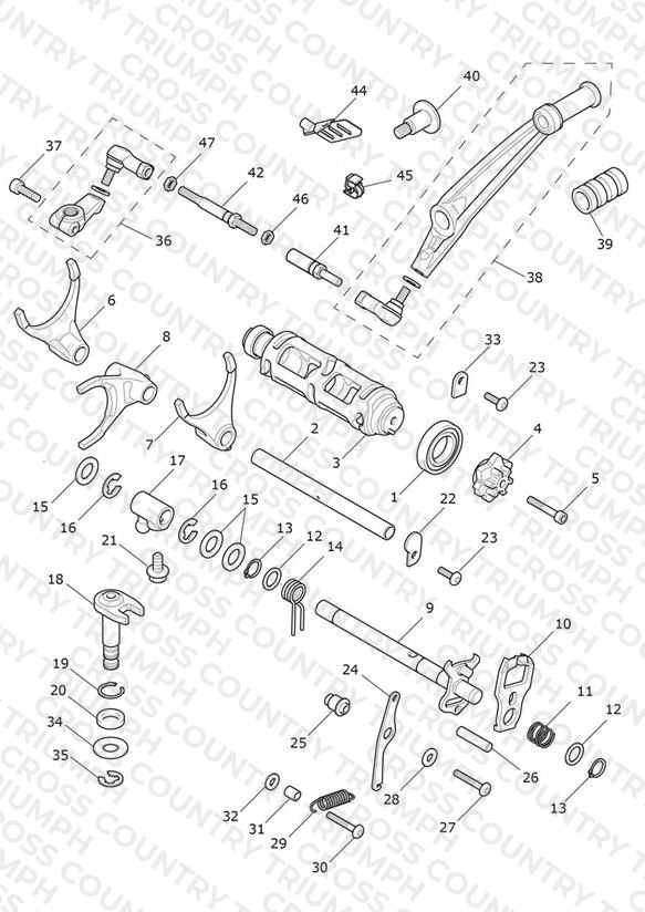 Gear Selectors & Pedal
