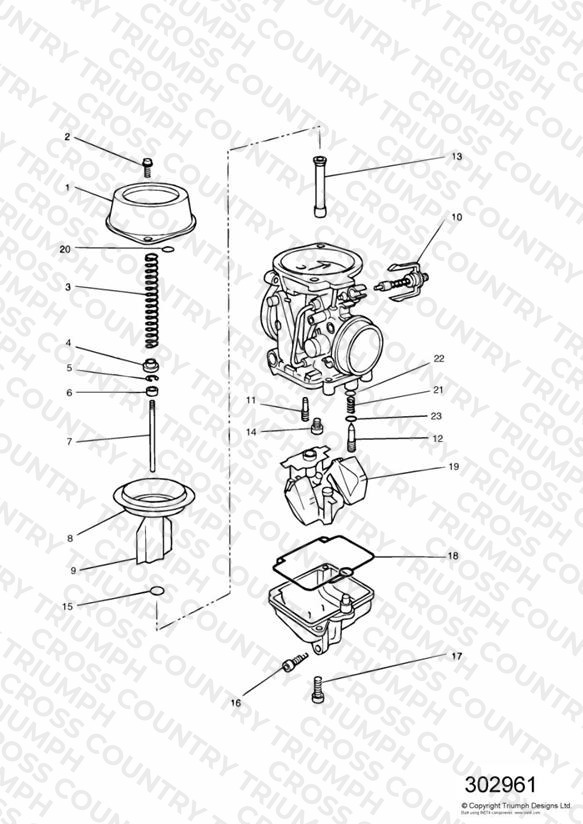 Carburettor Parts Carburettor Assemblies T1240625