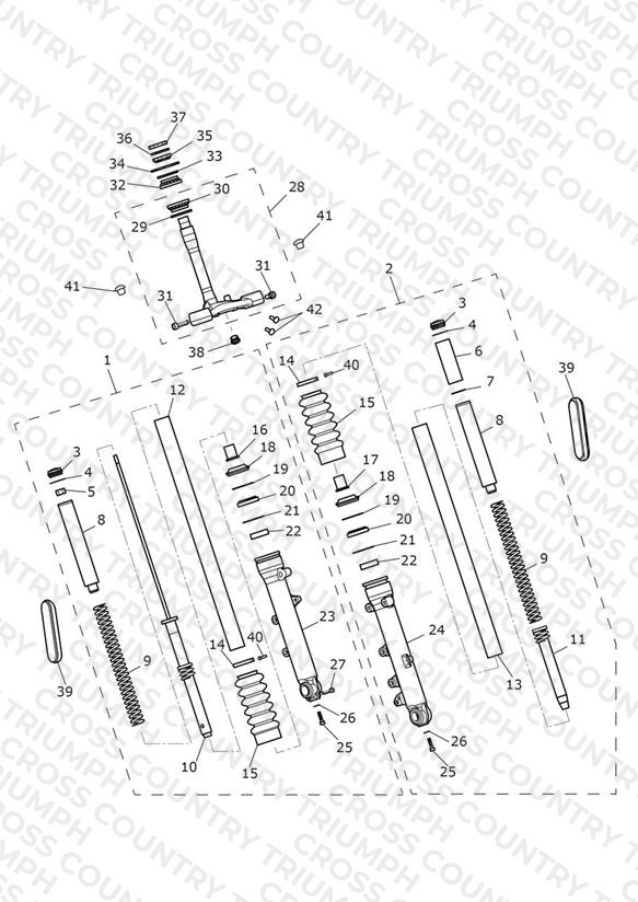 Front Forks & Lower Yoke