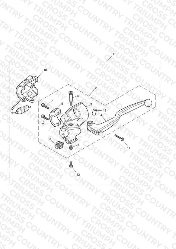 Clutch Controls and Switches - Bonneville