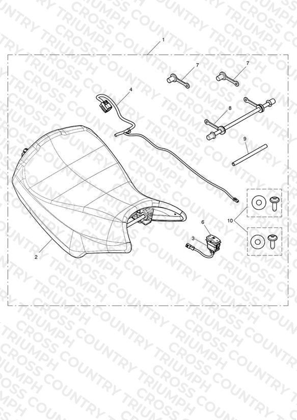 Rider Seat, Heated Kit