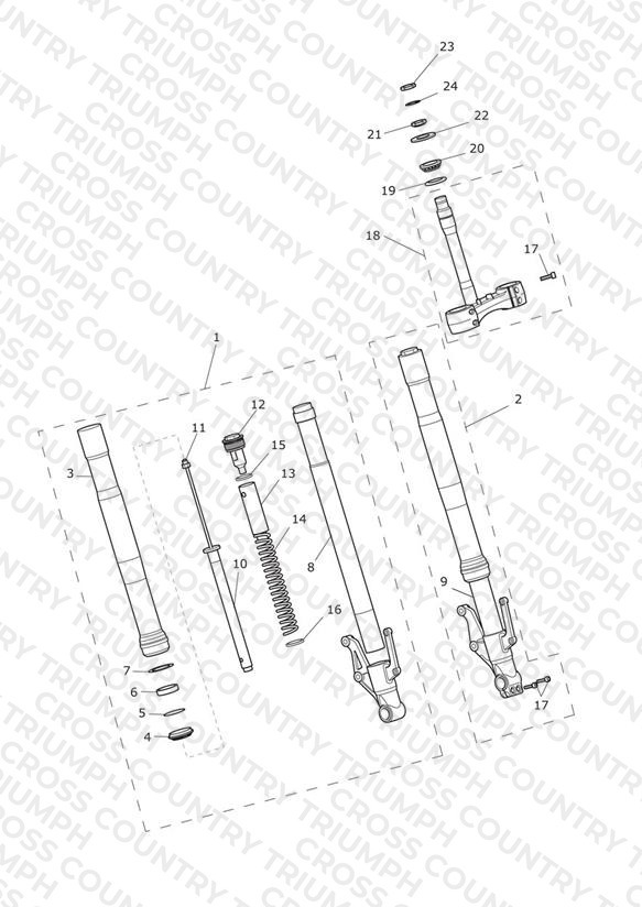 Front Forks & Yokes