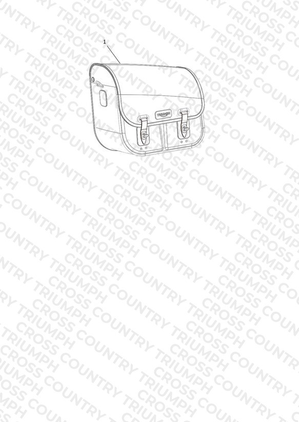 Pannier, Waxed Cotton, Black, LH