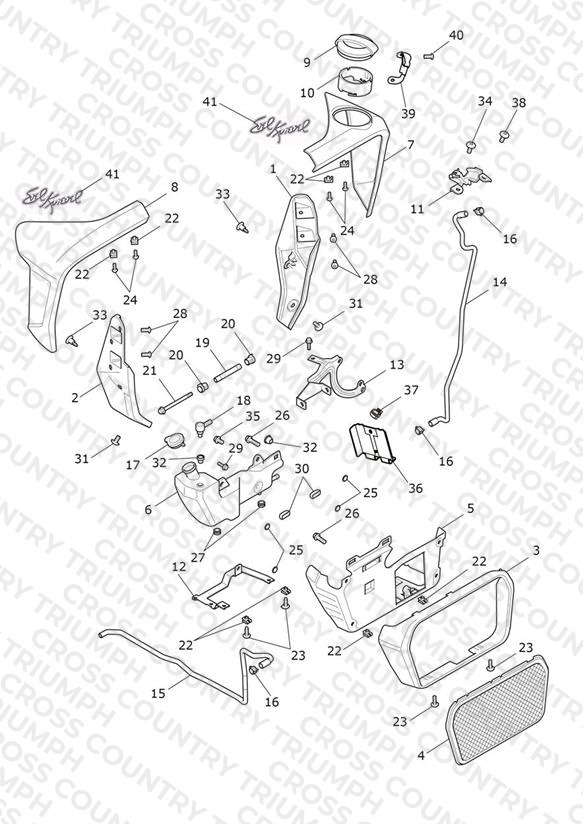 Radiator Cowls & Expansion Tank