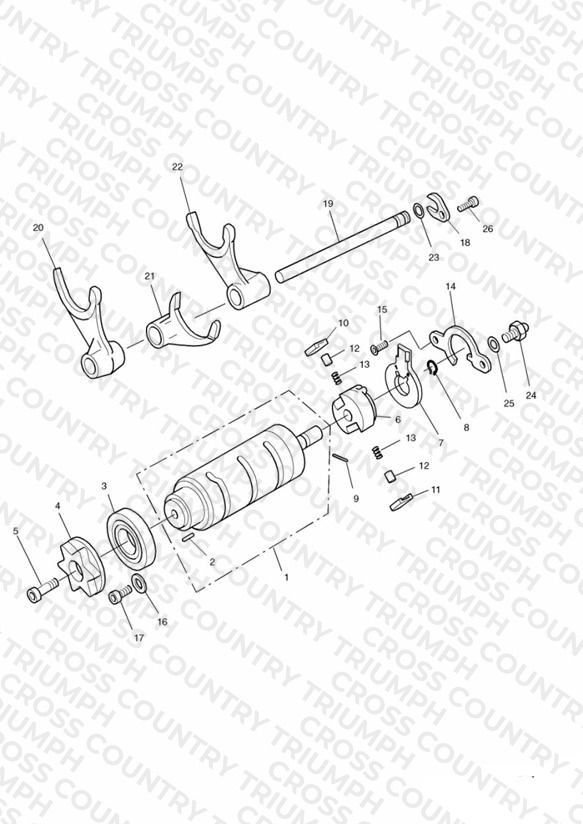 Gear Selector Drum