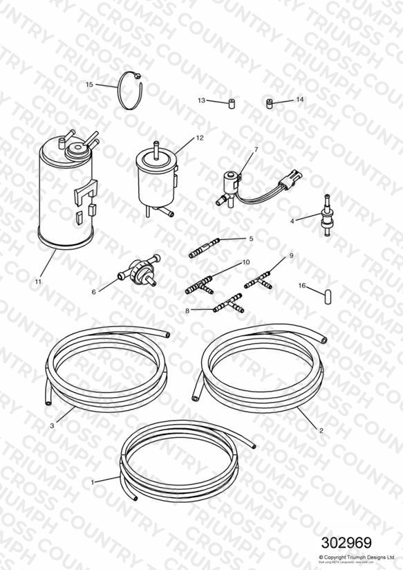 Evaporative Loss Equipment US California models only