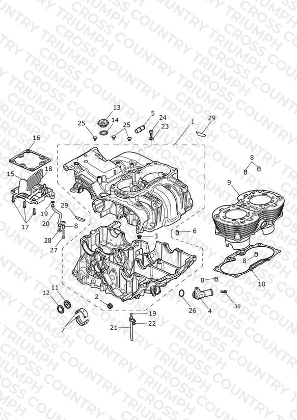 Crankcase & Fittings
