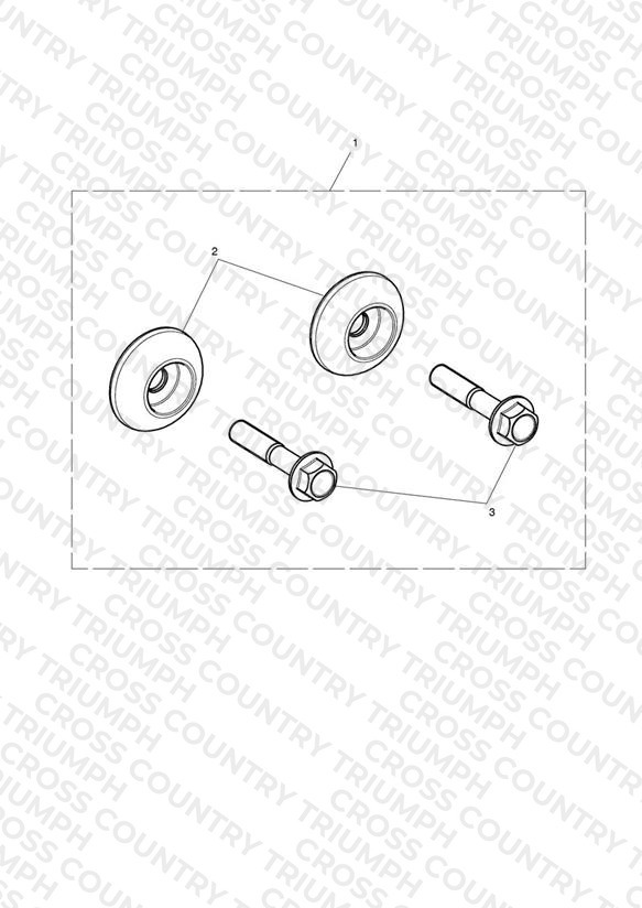 Rear Footrest Finisher Kit