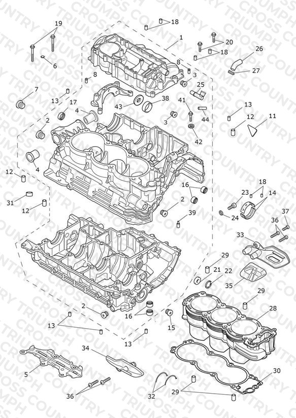 Crankcase & Fittings