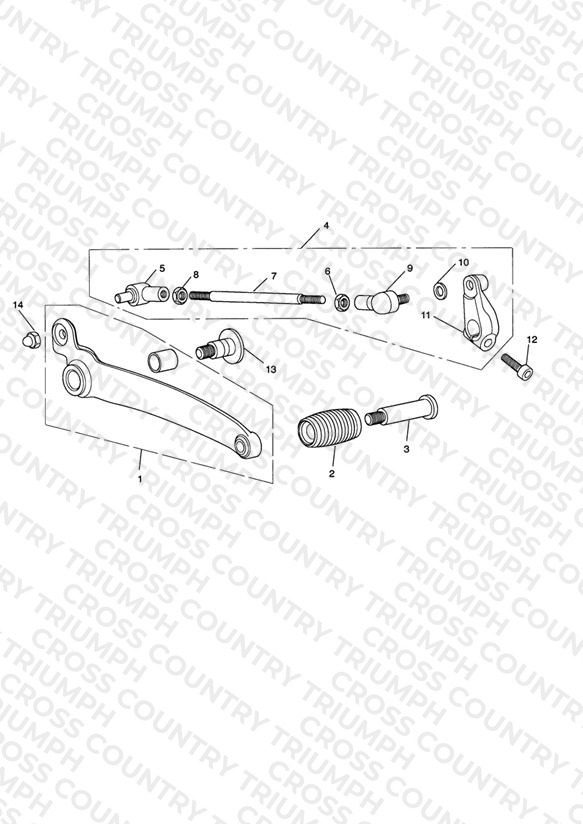 Gear Sel. Pedal-Rocket III Roadster only