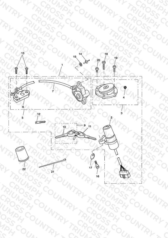 Ignition Switch & Lock Set - 333179 >