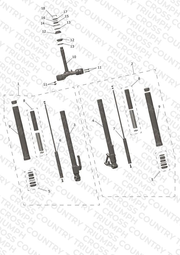 Front Forks & Lower Yoke