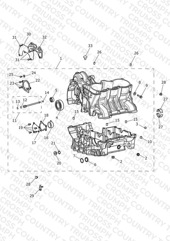 Crankcase & Fittings