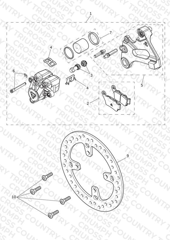 Rear Brake Caliper & Discs
