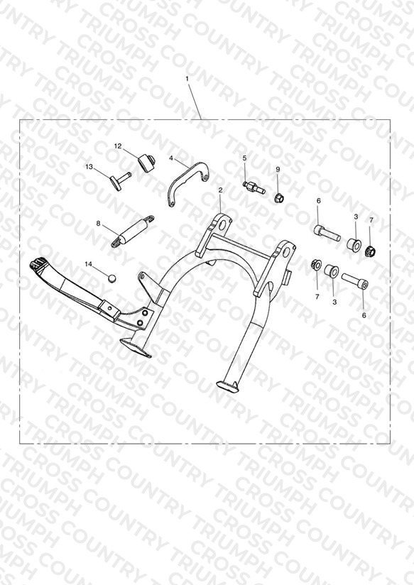 Centre Stand Kit - Non EVAP Only