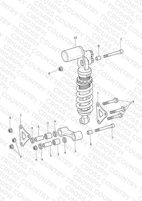 Rear Suspension Unit & Linkage