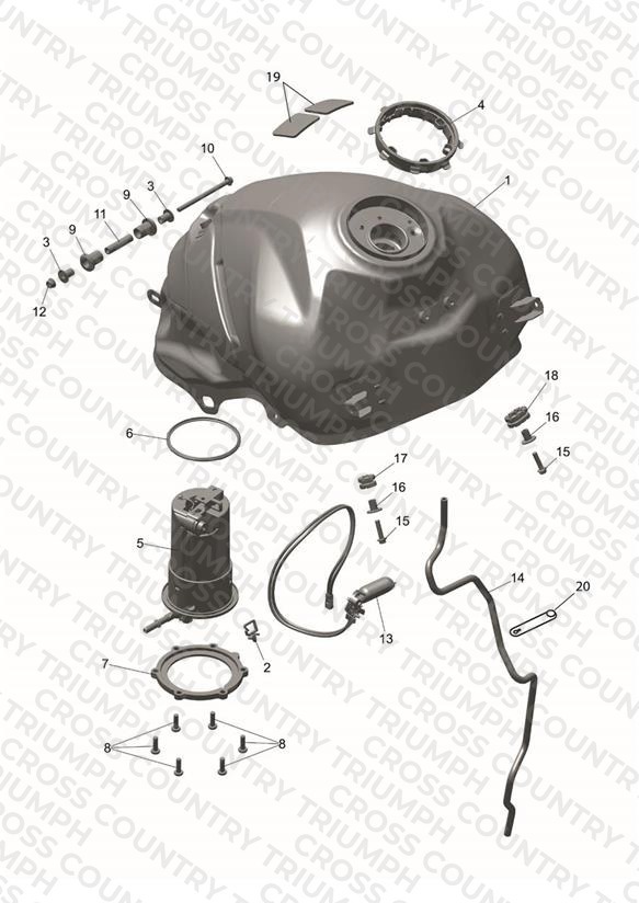 Fuel Tank, Pump and Fittings