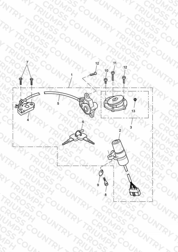 Ignition Switch/Seat Lock