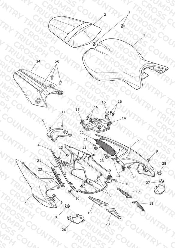 Rear Bodywork & Seat