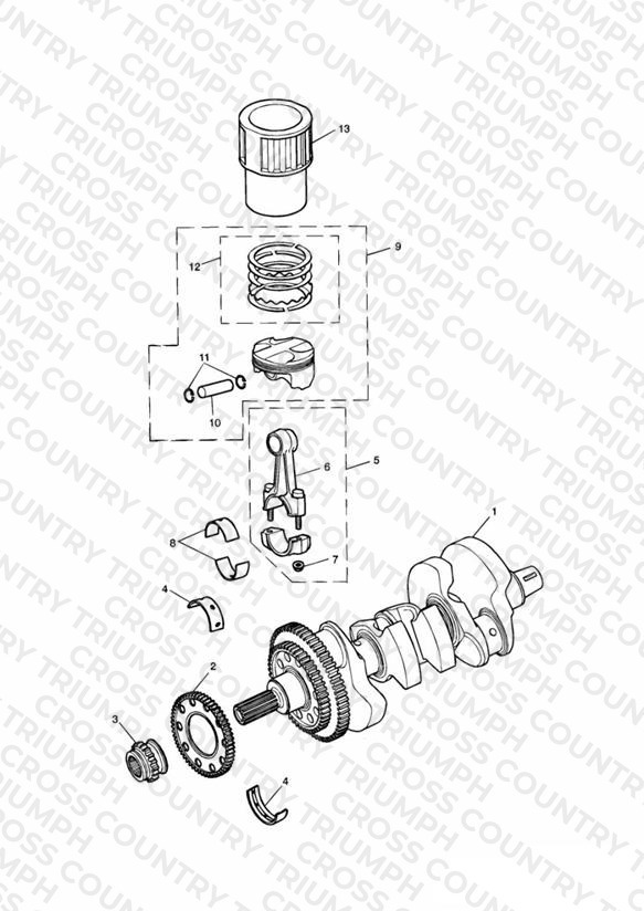 Crankshaft/Conn Rod/Pistons and Liners