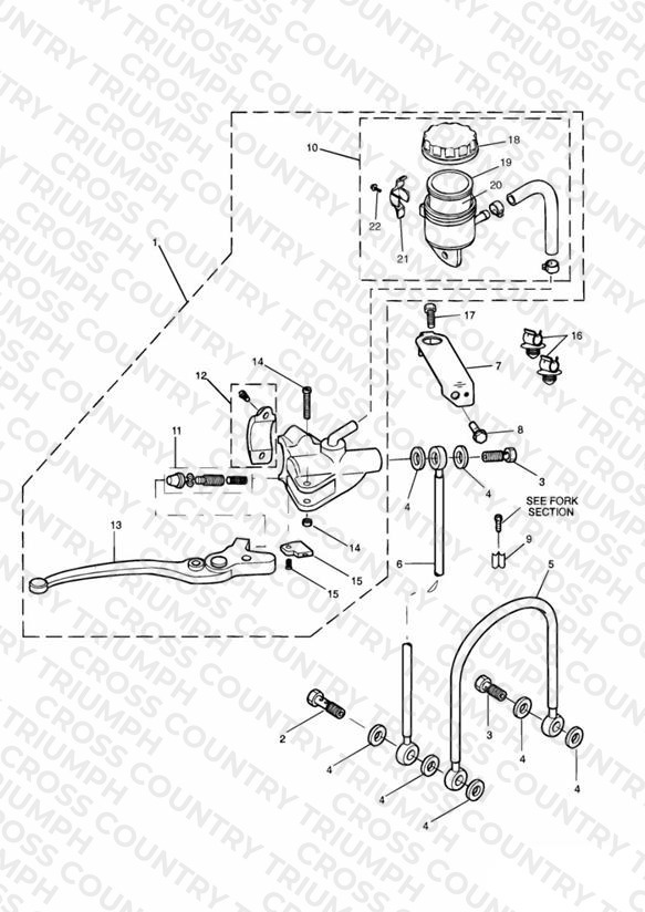 Front Brake Master Cylinder