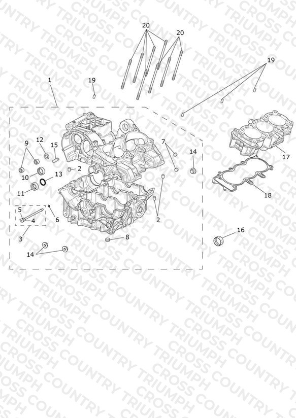 Crankcase & Fittings