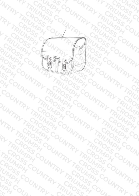 Pannier, Waxed Cotton, Black, RH