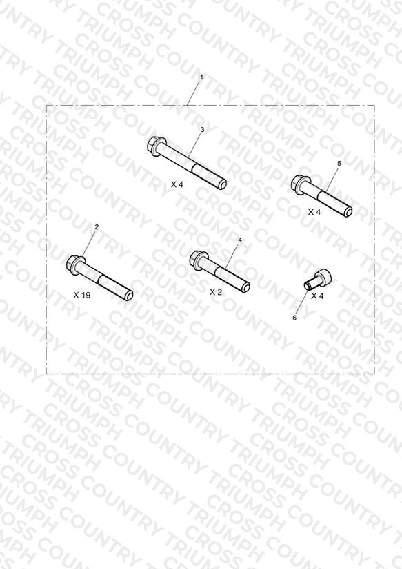 Cover Fasteners, Black