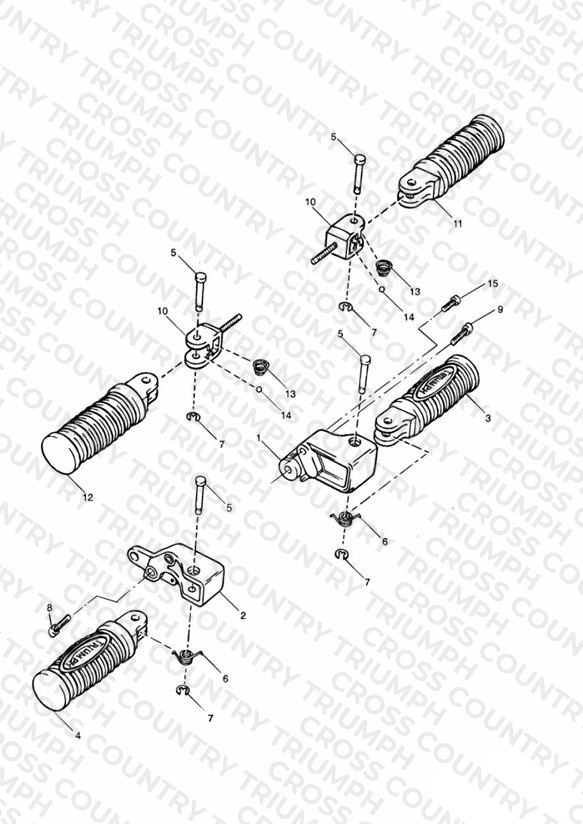 Footrests & Mountings