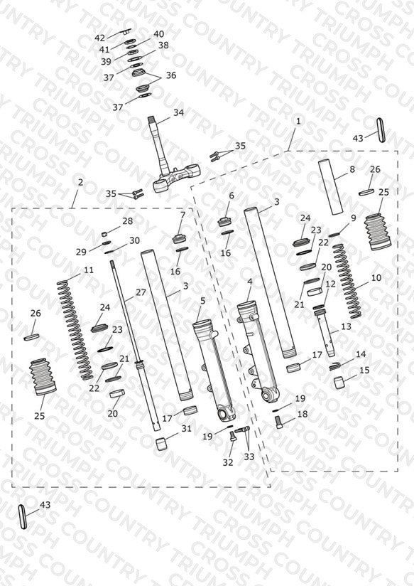 Front Forks & Lower Yoke