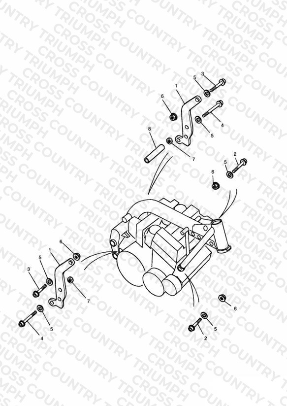 Linkage Carrier/Engine Mounting Bolts