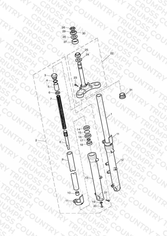 Front Forks & Lower Yoke