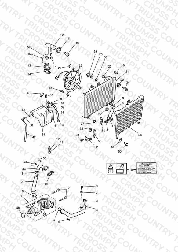 Cooling System 3 Cylinder
