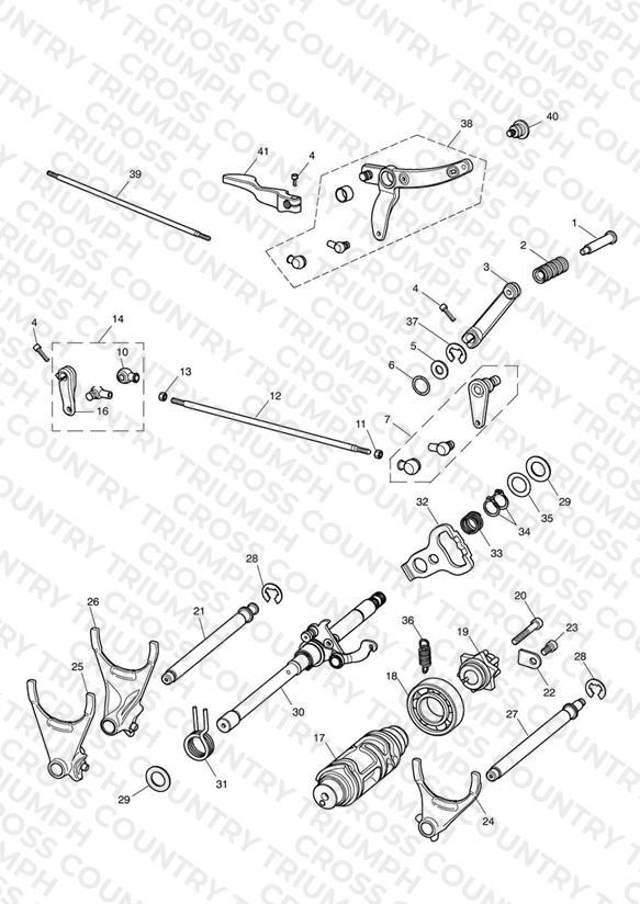 Gear Selectors & Pedal