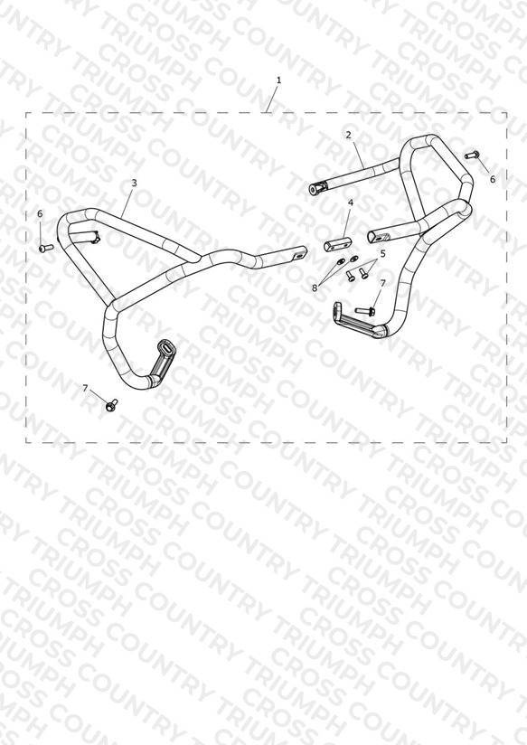 Protection Bar, Upper Kit