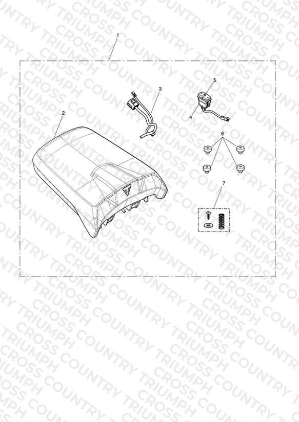 Pillion Seat, Heated Kit