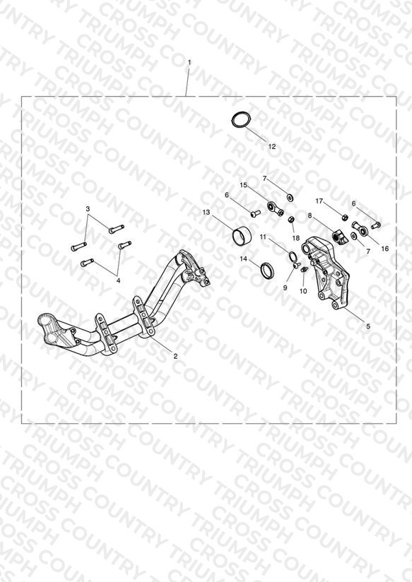 Forward Controls Mount Kit
